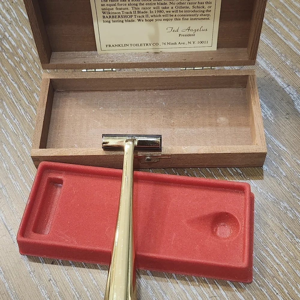 VTG Franklin Toiletry Barbershop Old-Fashioned Luxury Razor